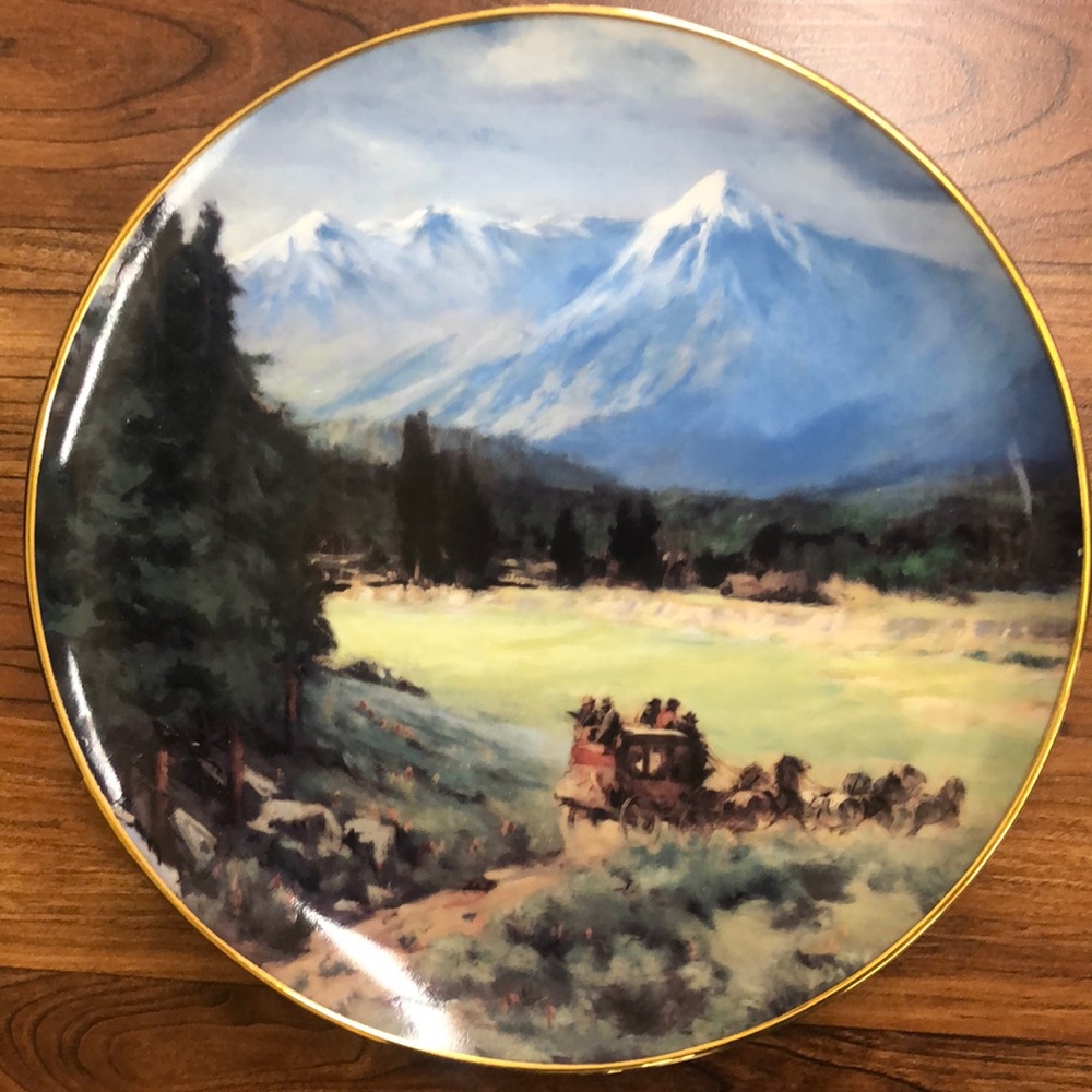 Burlington Northern and Sante Fe RaIl Road plate - Picture 1 of 3